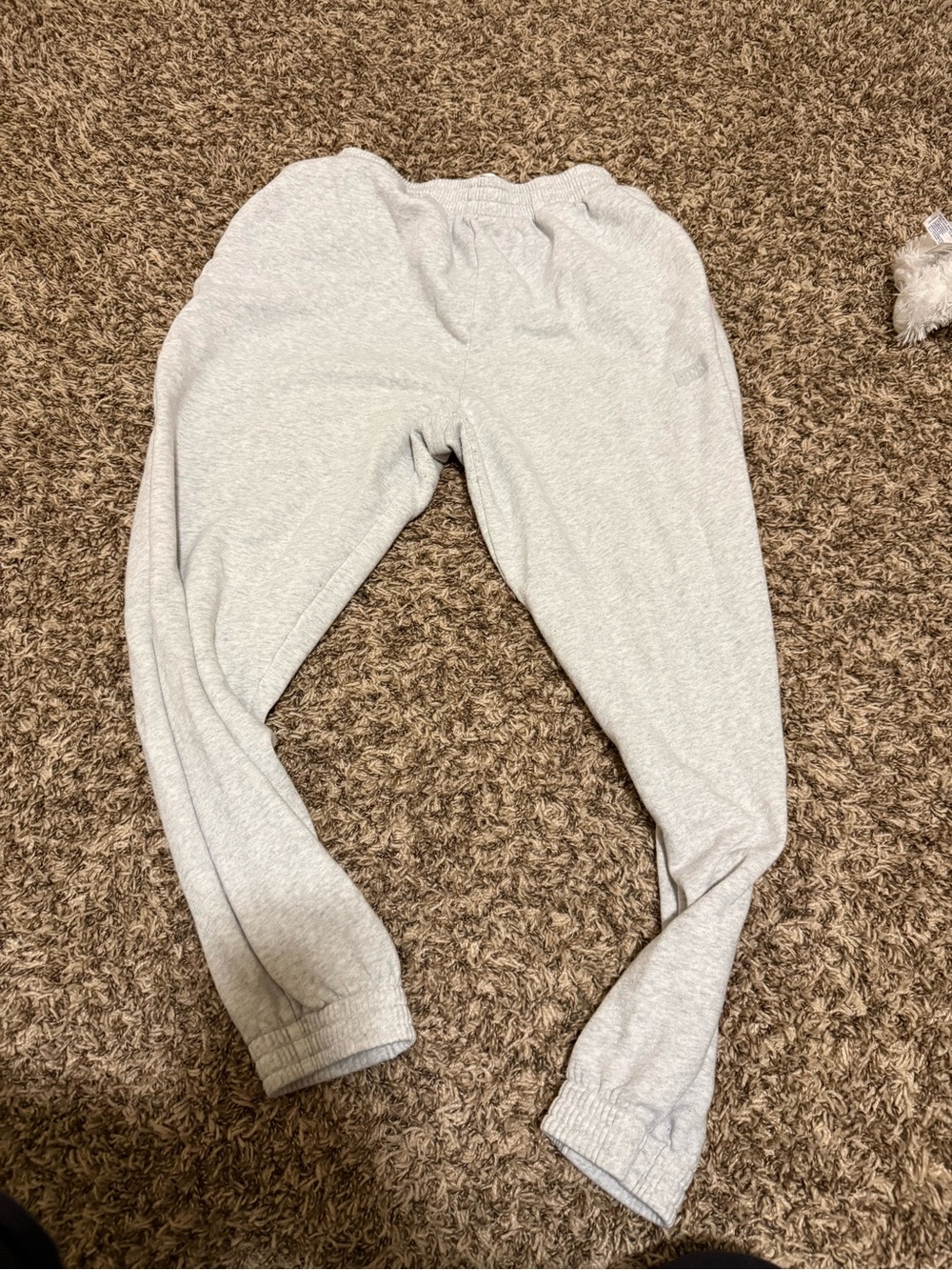 PINK Victoria's Secret Light Gray Jogger Sweatpants